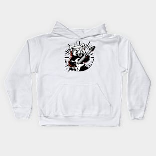 Cute Rock Animal - Red Panda Kids Hoodie